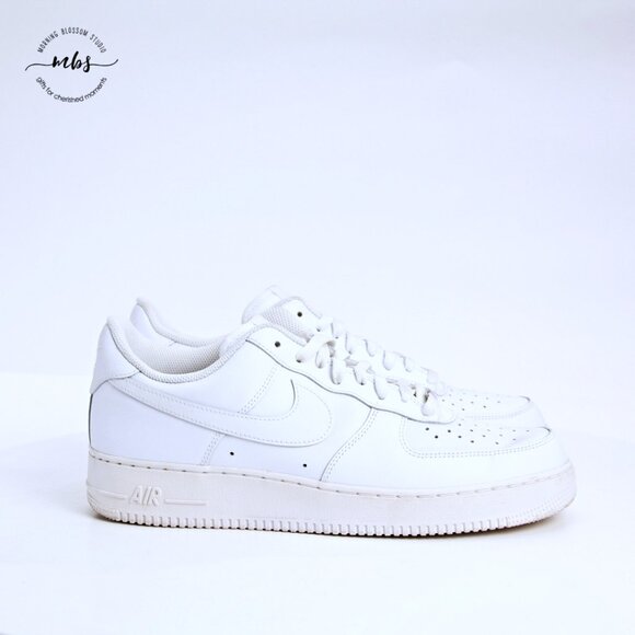 Nike Air‎ Force 1 Low Top Sneakers White Men 12 main image 7